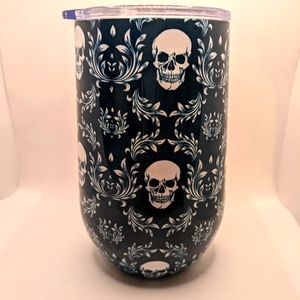 Skull wine tumbler
